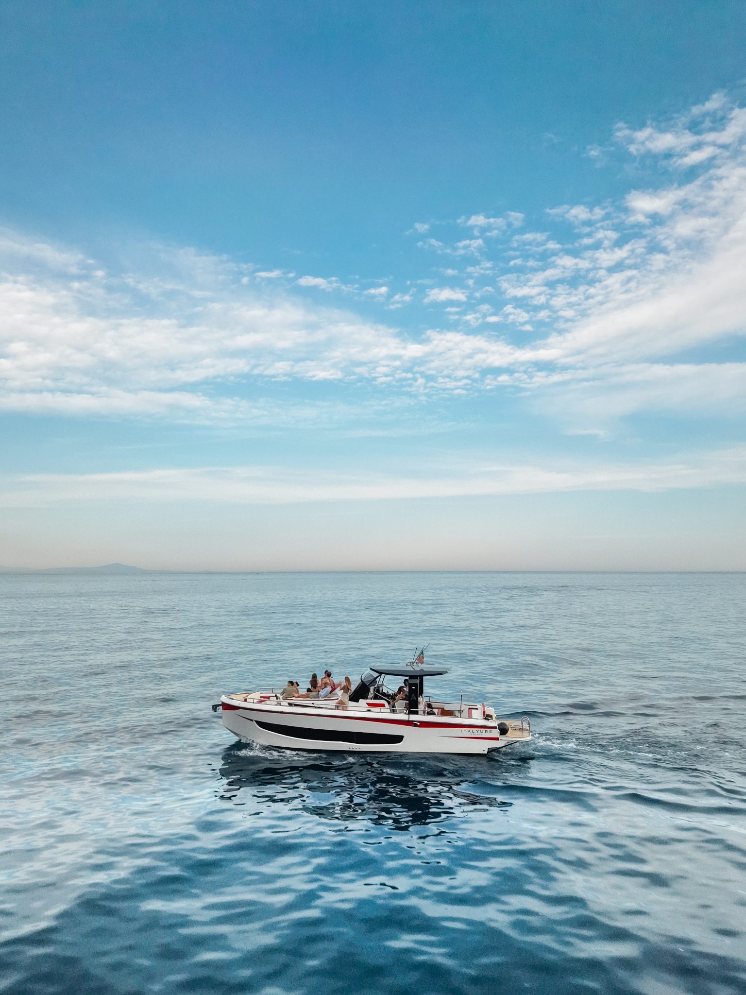 Positano seen from the sea
