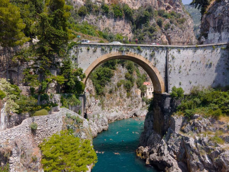 amalfi-coast-tours-furore-fjord-bridge-swimmers