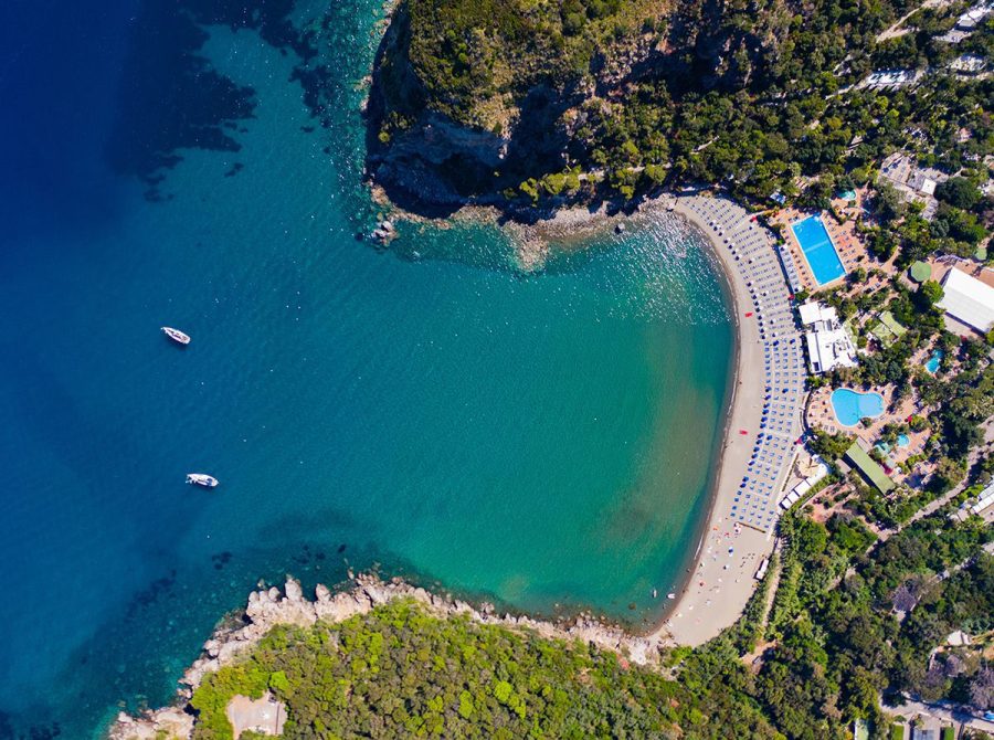 ischia-beach-areal-view